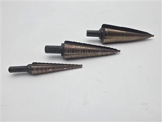 Milwaukee Tool 48-89-9291 Pro-Grade 3pc Cobalt Step Drill Bit Set/Kit w/ Case